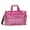 Greek Key Fuchsia White, variant on Classic Prints 16-inch Shoulder Carry-on Duffel Bag - Paisley