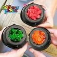 thumbnail image 2 of 2pcs Candy Cauldron Containers Trick Or Treat Candy Kettle Pots Buckets for Halloween Party, 2 of 6