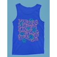 thumbnail image 3 of Vibing Smiley Face Graphic Tee Tank Top Men's, 3 of 3