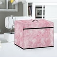 thumbnail image 4 of ZIATUBLE Marble Stripes Sewing Machine Protect Cover Easy to Clean Sewing Machine Dust Covers for All Machine Washable Sewing Machine Protective Cover with Tote Handle and Pocket, 4 of 7