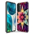 thumbnail image 3 of MUNDAZE Motorola Moto G Play 2023 Shockproof Clear Hybrid Protective Phone Case Mandala Geometry Abstract Star Pattern Cover, 3 of 5