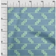 thumbnail image 1 of oneOone Viscose Chiffon Fabric Stripe & Check Kasuri Print Fabric By Yard 42 Inch Wide, 1 of 4
