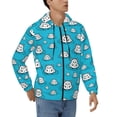 thumbnail image 4 of Zip Up Hoodies for Men - Hippo In Water Head Long Sleeve Comfrt Men'S Fashion Hoodies & Sweatshirts, Jackets for Men Hoodies Pullover Clothing Clothes with Pouch, 4 of 5
