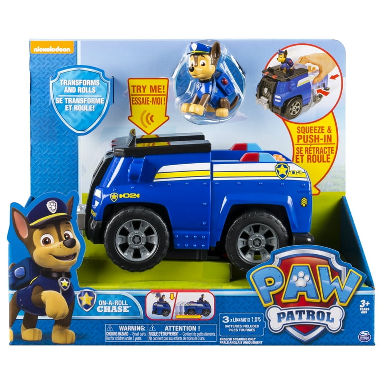 Paw Patrol On a Roll Chase Figure and Vehicle with Sounds