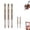 3*Gold, variant on Geometric Decompression Pen — Press to Transform, Crinkle Pens Funny Pens for Adults,Metallic Geometric Morphing Ballpoint Pen, Metal Shape Shifting Switch Pen