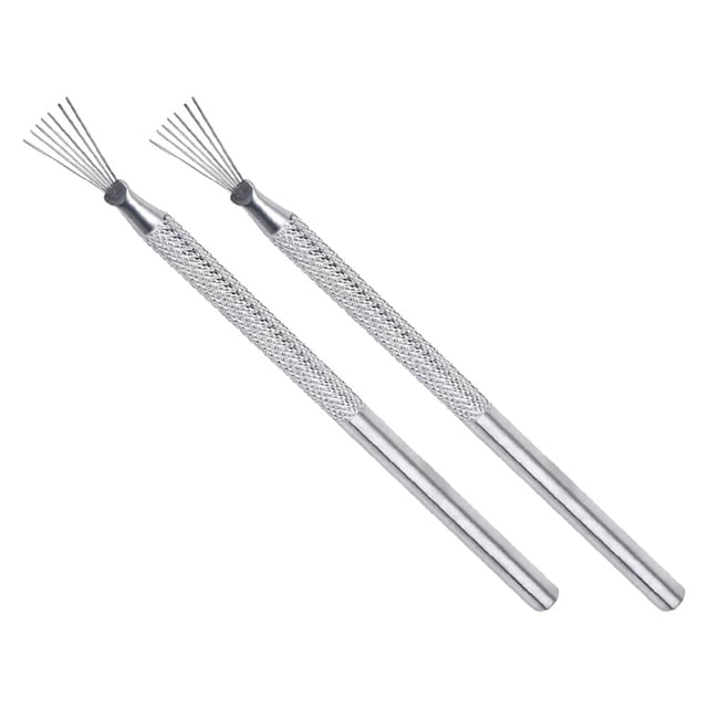 Miangastore 2pcs Pottery Texture Tools Handcrafted Clay Sculpting Tool for Detailed Needlework Pottery Ceramics Ideal for Sculpture and DIY Pottery Projects