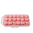 thumbnail image 3 of Zeiyignr Flower Molds Silicone, Flower Chocolate Mold Silicone for Chocolate, Gummy, Ice Cubes, Cupcake Decorations, Jelly, Jello Flowers, 3 of 6