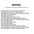 thumbnail image 2 of TEC Ceramic Disc Brake Pads TEC-2220 for Car BMW Ram 3500 330i xDrive i4 M340i 330e Toyota GR Supra M440i 430i Z4 Gran Coupe M240i 230i, 2 of 10
