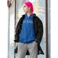 thumbnail image 2 of Be Kind Daisy Lettering Hoodie Women -Image by Shutterstock, Female Medium, 2 of 4