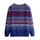 thumbnail image 3 of Sudadera sin capucha para hombre, informal, a la moda, con cuello redondo, estampado, de manga larga, 3 of 4