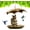 Squirrel, variant on Bird Feeder with Umbrella Metal Squirrel Cat Dog for Garden