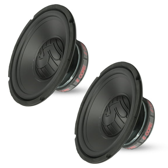 5 Core Car Subwoofer 10" 3000W Pro Audio Deep Bass Component Sub Woofer 4Ohm Replacement Speaker
