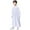 White, variant on Kids Arabic Thobe Thobe Long Sleeve Kaftan Stand Collar Robe With Button Up For Boys Girls Boys Top Undershirts