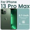 thumbnail image 2 of Shockproof Liquid Silicone Designed for iPhone 13 Pro Max Case 6.7", Gel Rubber Full Body Protection Anti-Shock Cover Case Drop Protection 6.7inch-Clover Green, 2 of 12