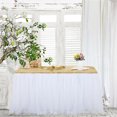 thumbnail image 4 of TUTU Tulle Table Skirt Tableware Cover Baby Shower Wedding Birthday Party Decor, 4 of 6