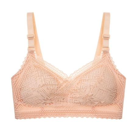 

Ladies Comfortable Breathable No Steel Ring Sexy Lace Appear SmallAdjustment Lift Bra Woman Underwear bra pack women s bras bras for women