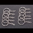 thumbnail image 5 of 50pcs Key Chain Wreath Metal Rings with Four Flat Chain for Portable Carrying, 5 of 5