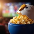 thumbnail image 4 of Blue Bird World Tournament Mascot Popcorn Bucket – 11.02x10.2 Inch Snack Bowl, Reusable Plastic Tub for Global Championship Game Day, Movie Party & Home Entertainment, 4 of 6