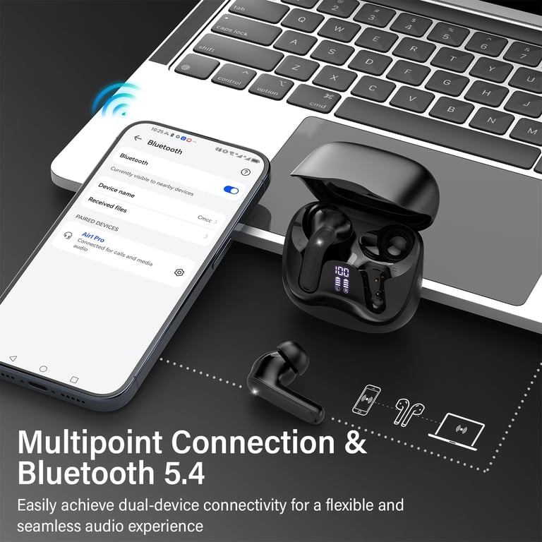 Btootos ANC Wireless Earbuds with 48H Battery and LED Display photo 7