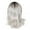 Grey, variant on Women's Gray Short Wavy Synthetic Wig, High-Temperature Silk Hair with Adjustable Rose Inner Net