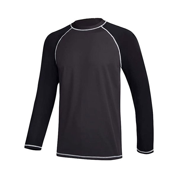 CVLIFE CVLIFE Men's Rashguard Swim Shirt QuickDry Sun Protection Rash Guard Long Sleeve Swim