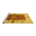 thumbnail image 2 of Ahgly Company Machine Washable Indoor Rectangle Abstract Yellow Modern Area Rugs, 8' x 12', 2 of 4