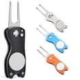 thumbnail image 2 of Metal Foldable Golf Divot Repair Tool With Golf Ball Marker Silver, 2 of 6