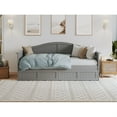 thumbnail image 5 of AFI Nantucket Twin Wood Daybed with Set of 2 Drawers in Grey, 5 of 5