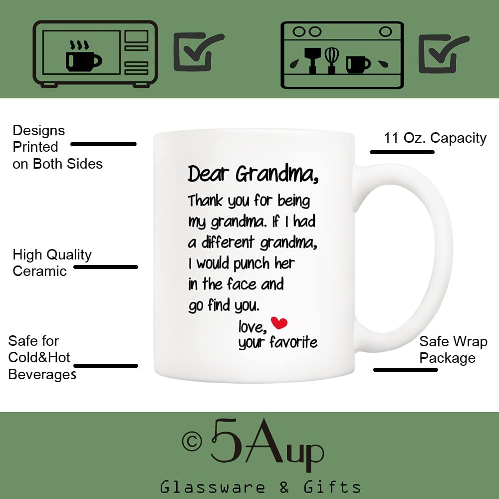 Grandma Gifts - Christmas Gifts for Grandma - Best Grandma Ever Mug -  Unique Birthday Mothers Day Gi…See more Grandma Gifts - Christmas Gifts for