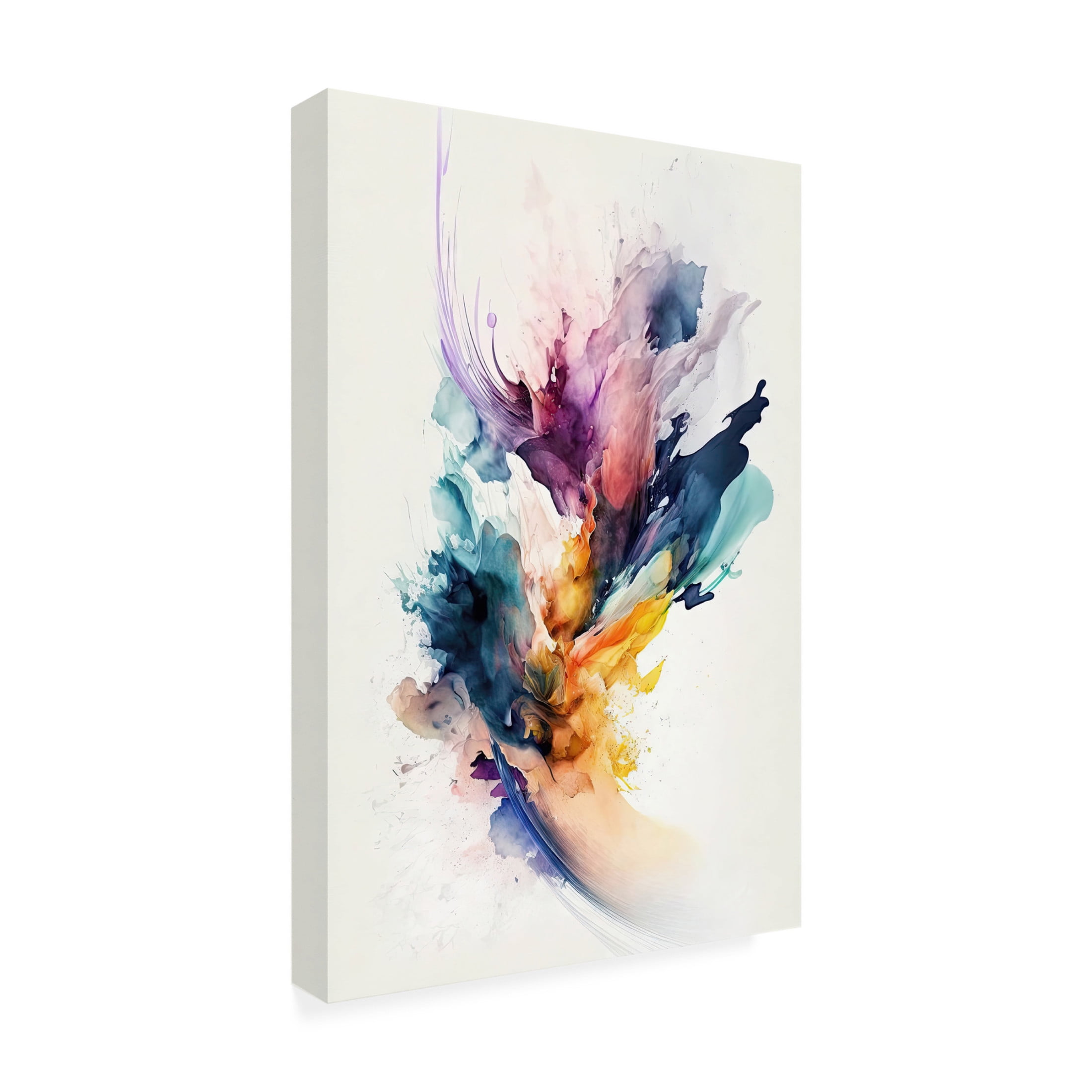 Trademark Fine Art Mauro  Whispers of Color Canvas Wall Art