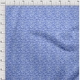 thumbnail image 4 of oneOone Polyester Spandex Medium Blue Fabric Asian Japanese Floral Craft Projects Decor Fabric Printed By The Yard 56 Inch Wide, 4 of 4