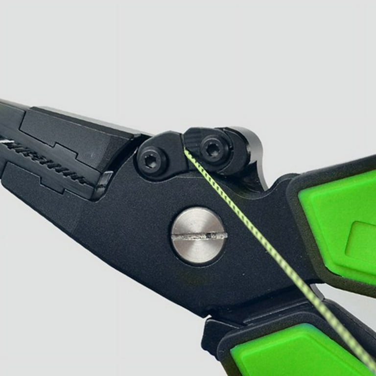 Fishing Pliers Set Multi-Functional Fishing Pliers Grab Hook with Scale  Self-Locking Unloading Hook Line Knife 