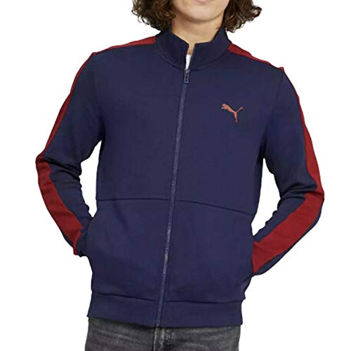 Puma Men's Full Zip Track Jacket Peacoat , Medium