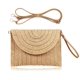 thumbnail image 1 of Bolso de mano de paja COOKOOKY Summer Beach, marrón claro, 1 of 6