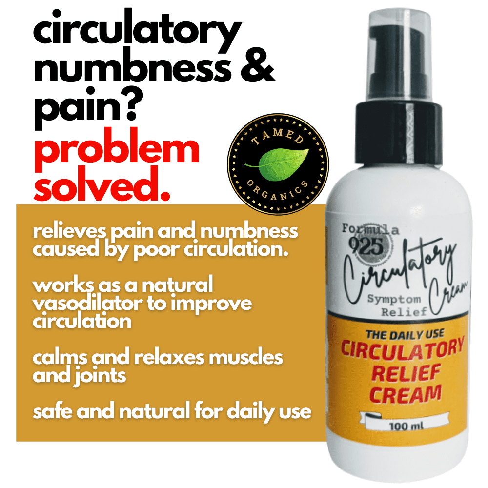 Natural Vasodilator Relief Cream for Poor Circulation of the Hands Feet