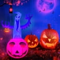 thumbnail image 2 of Halloween Inflatable Ghost Pumpkin With LED Lights Outdoor Halloween Decor, 2 of 5