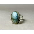 thumbnail image 5 of Heaven Crafts Oval Shape Labradorite Ring 925 Sterling Silver Handmade Statement Gift For Her, 5 of 6