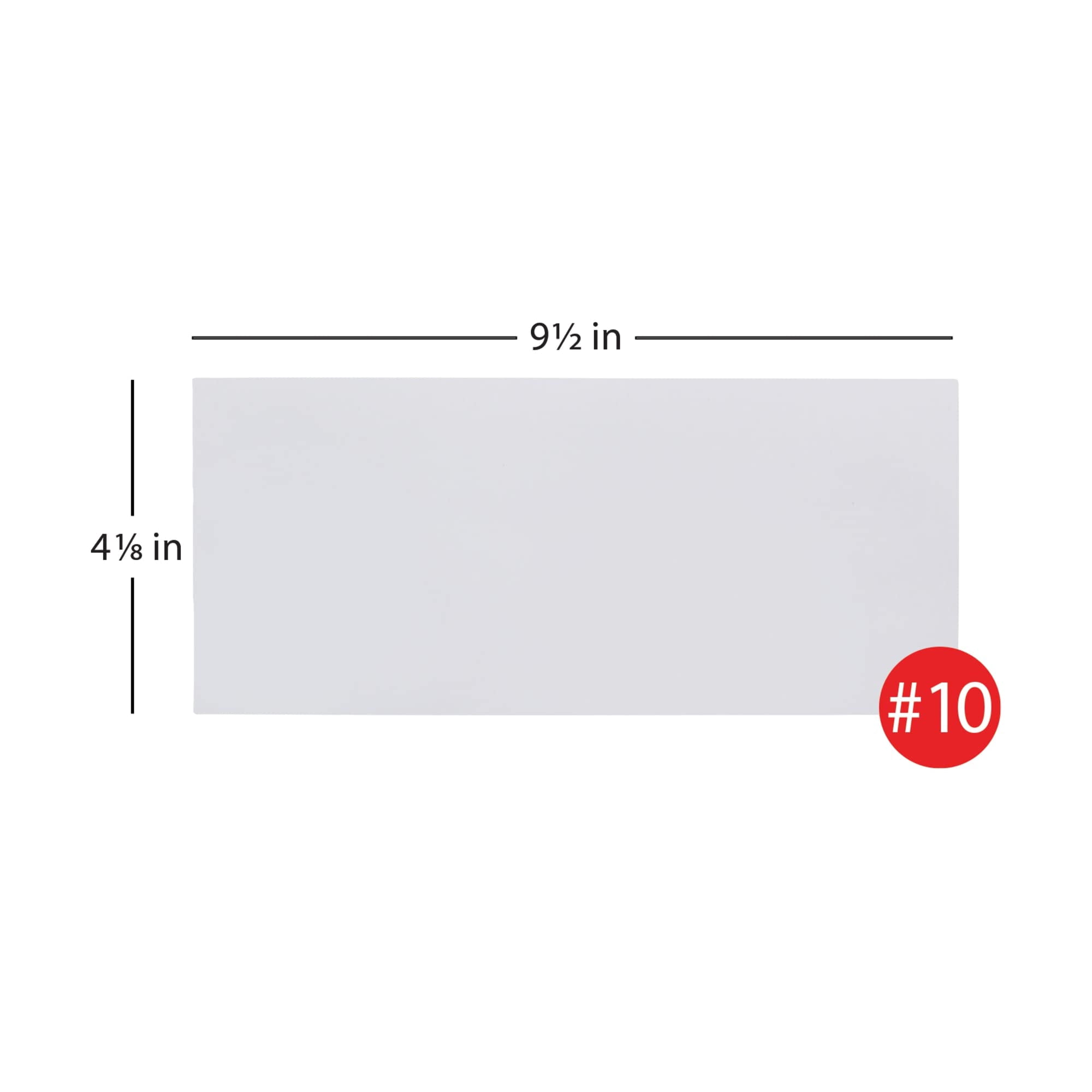 Office Depot Lift  Press(TM) Premium Envelopes, #10 (4 1/8in. x 9 1/2in.), 100% Recycled, White, Pack Of 100, 76100