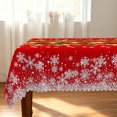 thumbnail image 5 of Tchckioa Red Christmas Bells Tablecloth,Waterproof Table Cover for Kitchen Decor,60x84 Inch Rectangle, 5 of 7