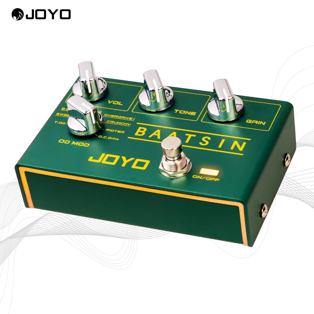 JOYO R-11 8 in 1 Overdrive Distortion Guitar Effect Pedal Classic Sounds True Bypass