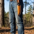 thumbnail image 5 of Hzzsbu Genuine Cowhide Leather Knife Sheath Vertical Belt Loop, 5 of 7