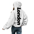 thumbnail image 6 of Shinyii Boys Pullover Hoodie Casual Letter Print Long Sleeve Sweatshirt, White, Sizes 2-12, 6 of 7