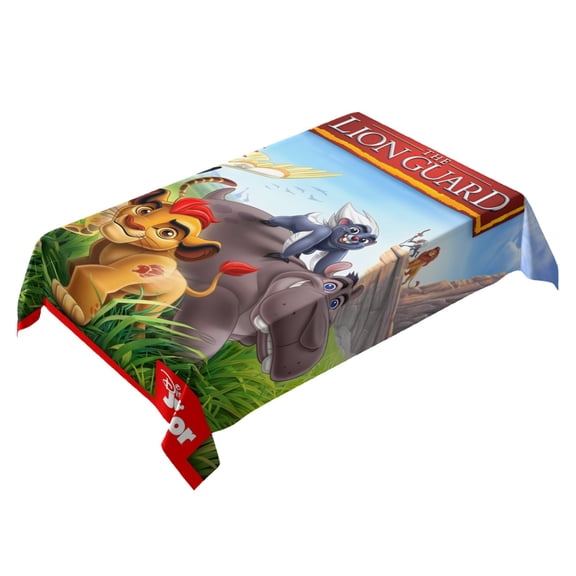 Lion Guard-theme square tablecloth has an iconic print, fits most tables, and is easy to care for perfect gifts for fans friends and family，55" x 71"（140*180cm）