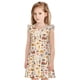 thumbnail image 1 of Fotbe UAE Travel1 Vestido de Dormir para Niñas de 3 a 10 Años, Mangas Cortas, Estilo Princesa, Pijama Camisón con Mangas Voladas-Medium, 1 of 6