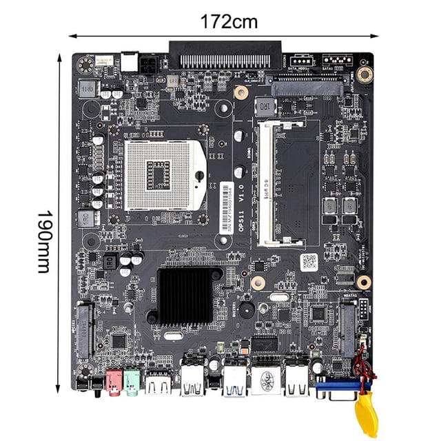 Placa Base Todo En Uno Hm77 Ops Itx Usb3.0/2,0 Msata Ddr3 8G Para Intel I3/I5/I7 2/3 Generation Series Cpu matsuzay EL012765-00