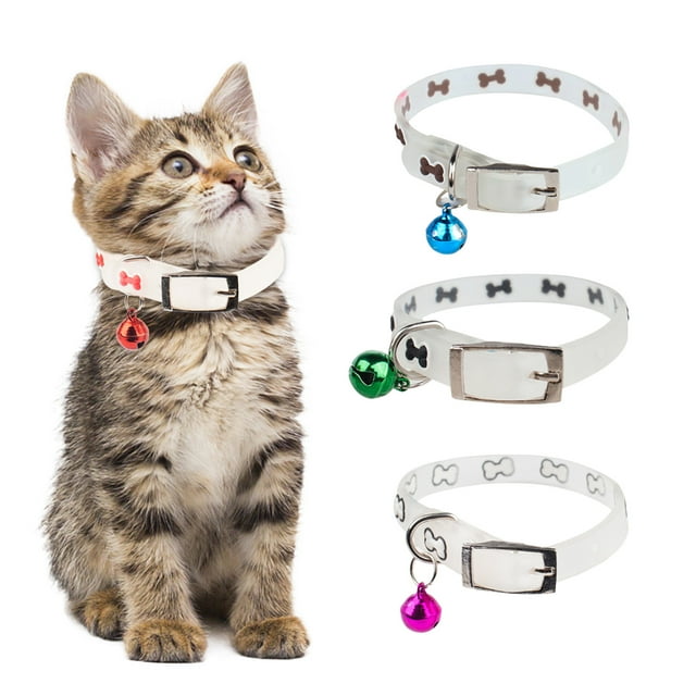 CBFFDC Sangle de Cou pour Animaux de Compagnie Confortable Design Réglable avec Boucle Motif Osseux de Dessin Animé Collier pour Animaux de Compagnie Fournitures pour Animaux de Compagnie Cercle de Cou pour Animaux