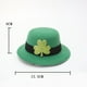 thumbnail image 4 of Sombrero de copa para el Día de San Patricio Sombrero verde con trébol Sombrero de copa para festival irlandés, 4 of 6