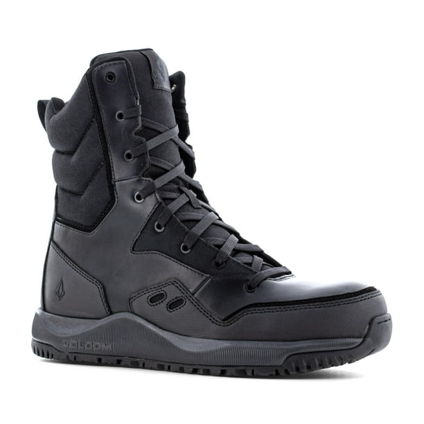 Bota de construcción Volcom Street Shield para hombre, color negro, talla 11
