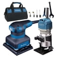 thumbnail image 1 of Lijadora Orbital 127v 4' DongCheng + Router Madera 1/4' 550w, 1 of 12