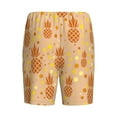 thumbnail image 5 of Fotbe Pineapples Pajama Shorts for Men, Men's Pajama Bottoms, Sleepwear,Short Pajama Pants-4X-Large, 5 of 9